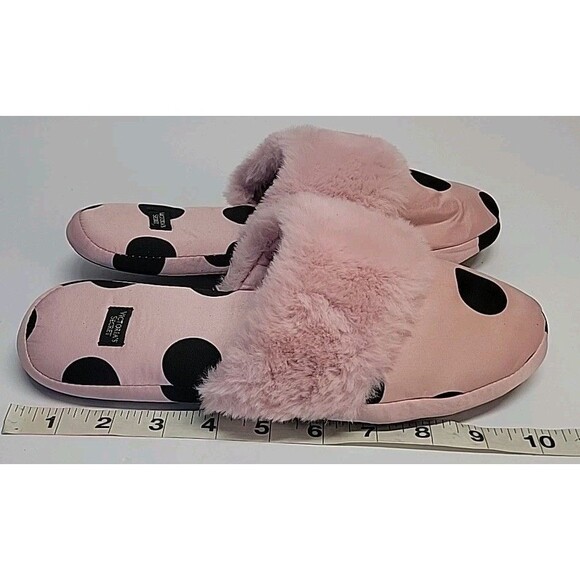 Victorias Secret Signature Satin Pink w/ Black Polka Dots Size M - Picture 12 of 12